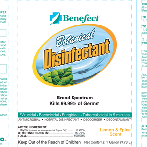 Benefect Botanical Broad Spectrum Disinfectant