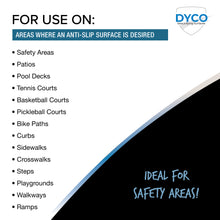 Load image into Gallery viewer, DYCO Court & Floor Anti-Slip Coating - Slip-Resistant Pavement, Cement & Concrete Paint for Pickleball, Tennis & Basketball Courts, Exceeds ADA Standards for Safety Areas
