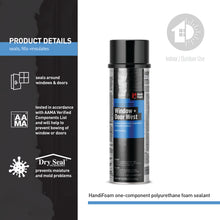 Load image into Gallery viewer, HandiFoam Window & Door Straw Foam Sealant