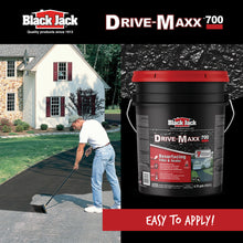 Load image into Gallery viewer, Black Jack Drive-Maxx 700 Premium 7 Year Filler & Sealer, 5 Gallons, Fills Small Cracks, Fast Dry Technology, Stand Up To Heavy Vehicles, Driveway Sealer Asphalt