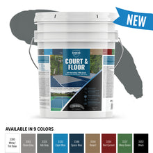 Load image into Gallery viewer, DYCO Court & Floor Anti-Slip Coating - Slip-Resistant Pavement, Cement & Concrete Paint for Pickleball, Tennis & Basketball Courts, Exceeds ADA Standards for Safety Areas