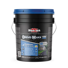 Load image into Gallery viewer, Black Jack Drive-Maxx 1000 Premium 10 Year Filler & Sealer, 5 Gallons, Fills Small Cracks, Fast Dry Technology, Stand Up To Heavy Vehicles, Driveway Sealer Asphalt