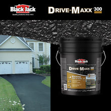 Load image into Gallery viewer, Black Jack Drive-Maxx 300 Premium 3 Year Filler & Sealer, 5 Gallons, Fills Small Cracks, Fast Dry Technology, Stand Up To Heavy Vehicles, Driveway Sealer Asphalt