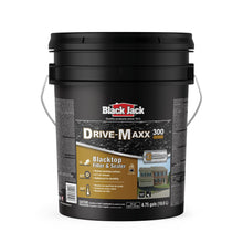 Load image into Gallery viewer, Black Jack Drive-Maxx 300 Premium 3 Year Filler & Sealer, 5 Gallons, Fills Small Cracks, Fast Dry Technology, Stand Up To Heavy Vehicles, Driveway Sealer Asphalt