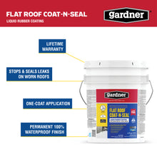 Load image into Gallery viewer, GARDNER Flat Roof Coat-N-Seal Liquid Rubber Coating