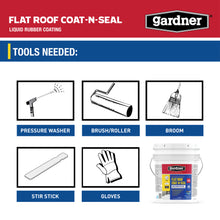 Load image into Gallery viewer, GARDNER Flat Roof Coat-N-Seal Liquid Rubber Coating