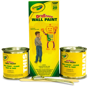 CrayolaÂ® Dry Erase Wall Paint