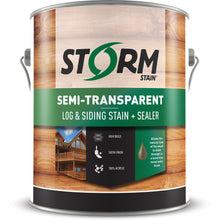 Load image into Gallery viewer, Storm Stain Semi-Transparent Log &amp; Siding Stain + Sealer
