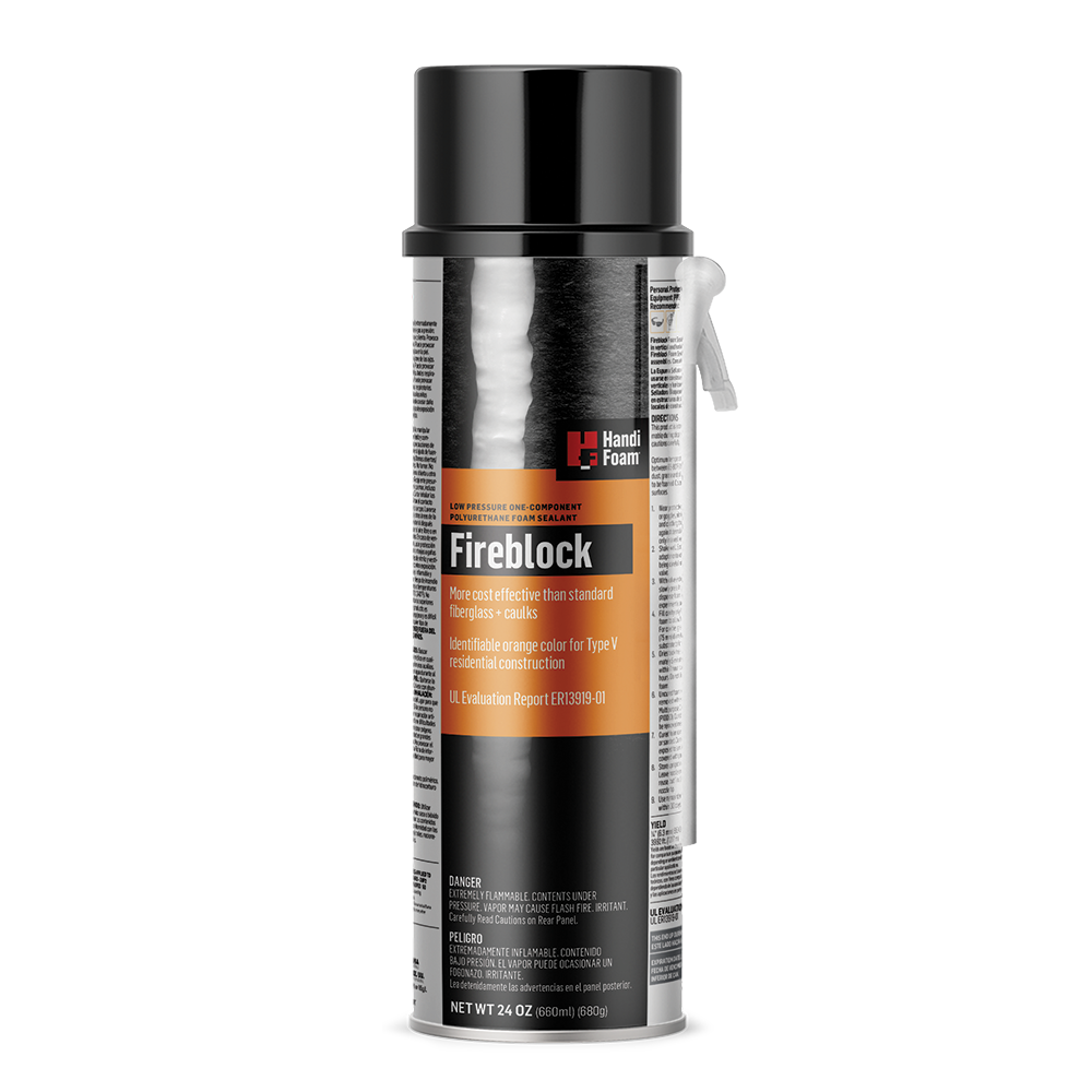 HandiFoam FireBlock Straw Foam Sealant