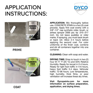 Dyco Acrylic Concrete Stain