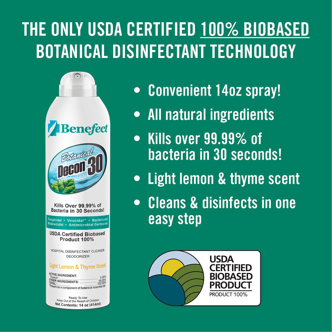 Benefect Decon 30 Botanical Disinfectant Ready-To-Use Spray