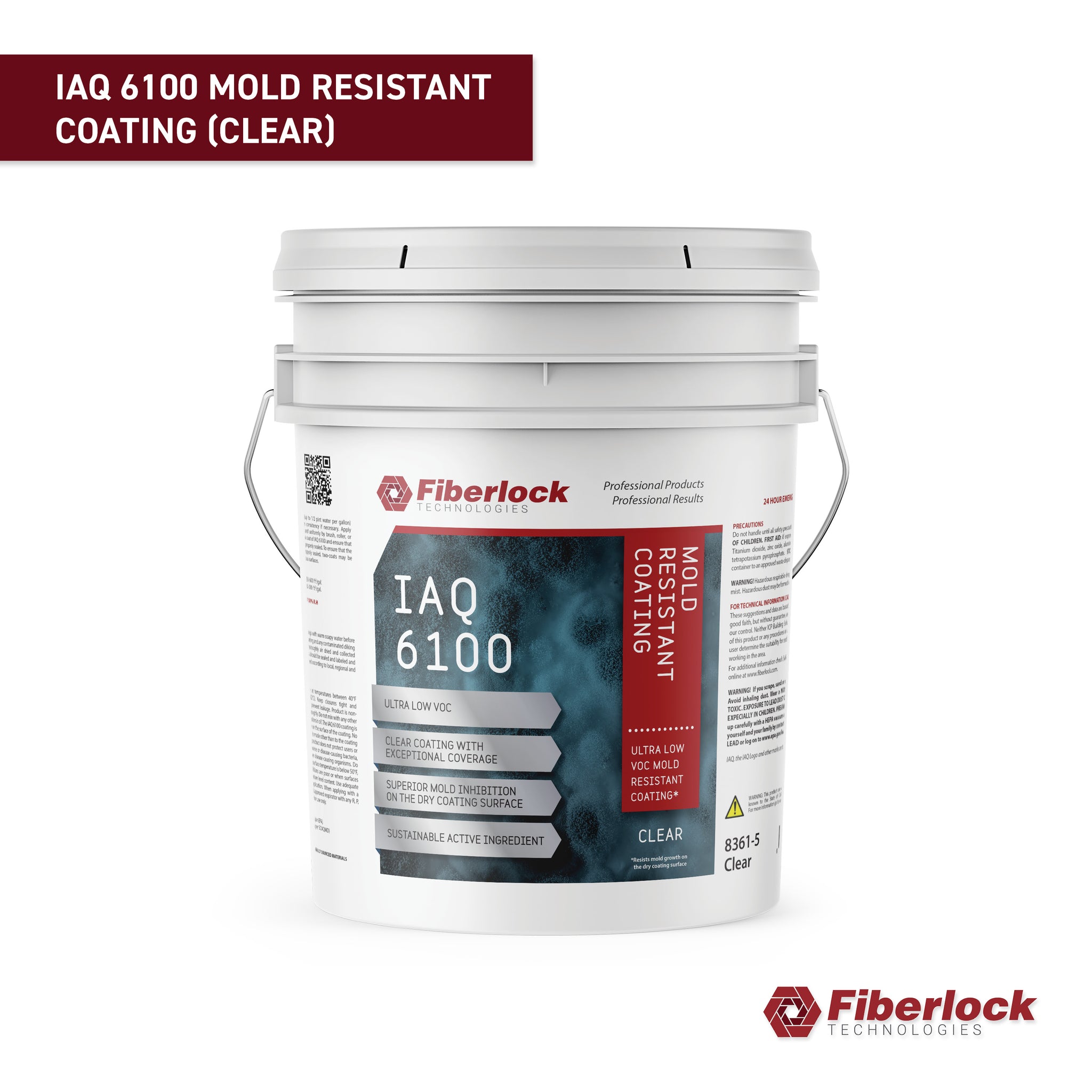 Fiberlock IAQ 6000HD Heavy Duty Mold Resistant Coating – Pro Solutions  Direct