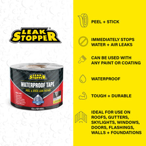 LEAK STOPPER Rubber Flexx Waterproofing & Seam Tape