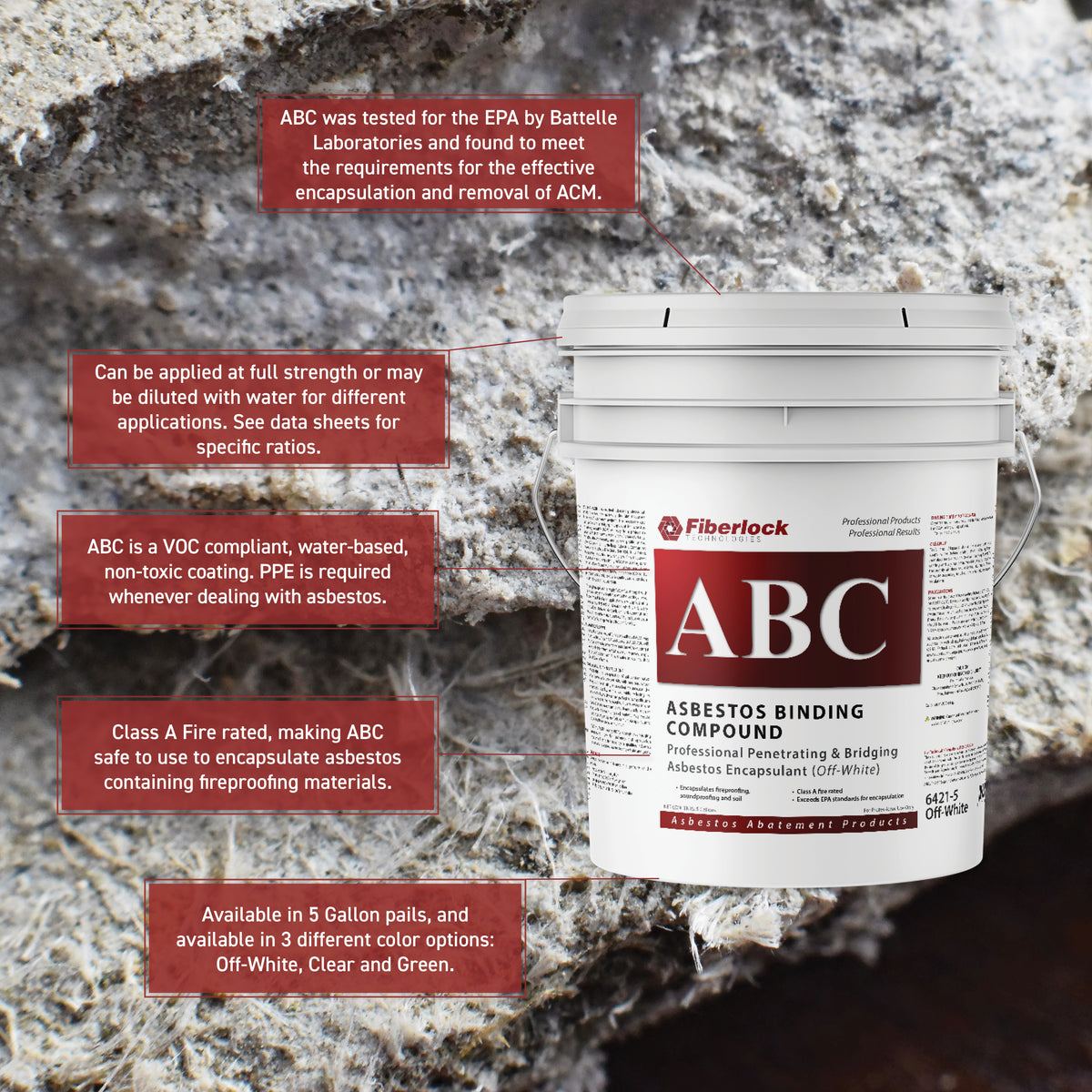 Fiberlock ABC Asbestos Binding Compound – Pro Solutions Direct