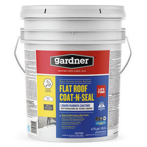 GARDNER Flat Roof Coat-N-Seal Liquid Rubber Coating