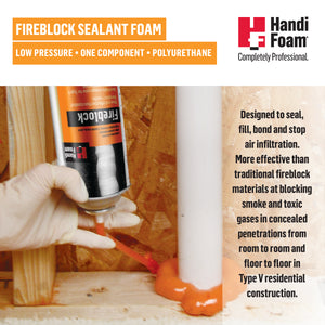 HandiFoam FireBlock Straw Foam Sealant