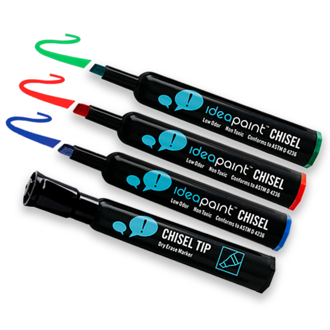 IdeaPaint Chisel Tip Dry Erase Markers