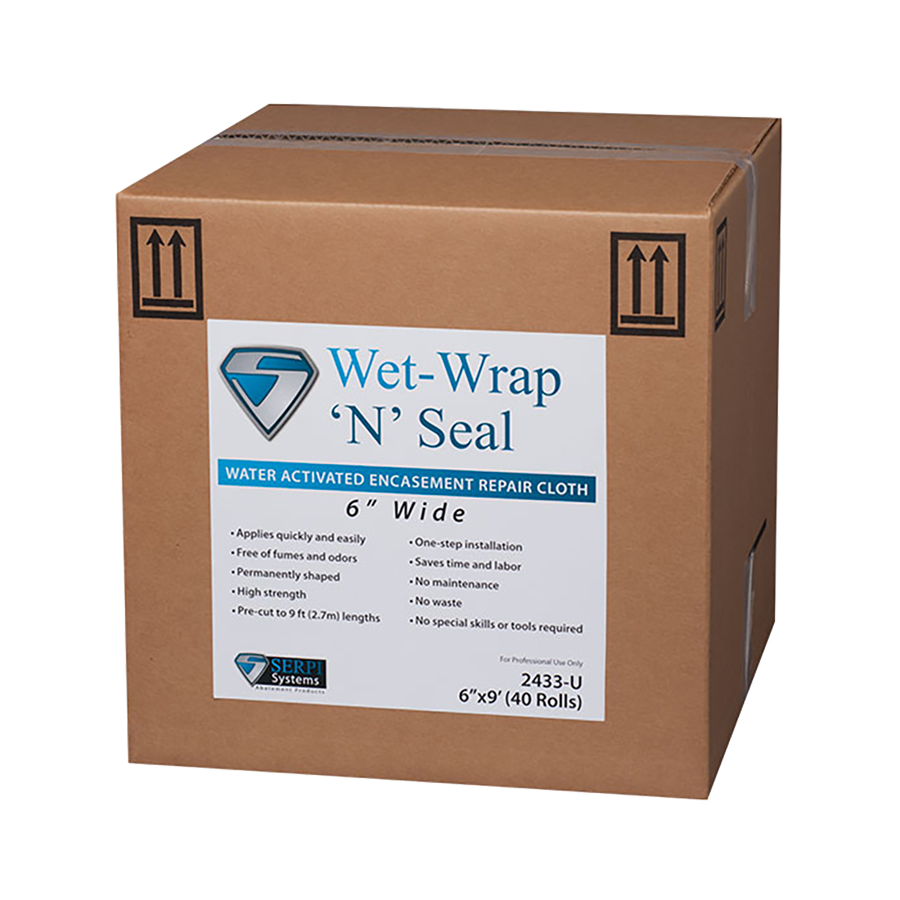 Fiberlock Wet Wrap 'N' Seal Thermal Insulation Repair