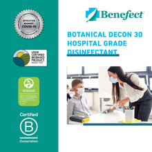 Load image into Gallery viewer, Benefect Botanical Decon 30 Disinfectant Cleaner
